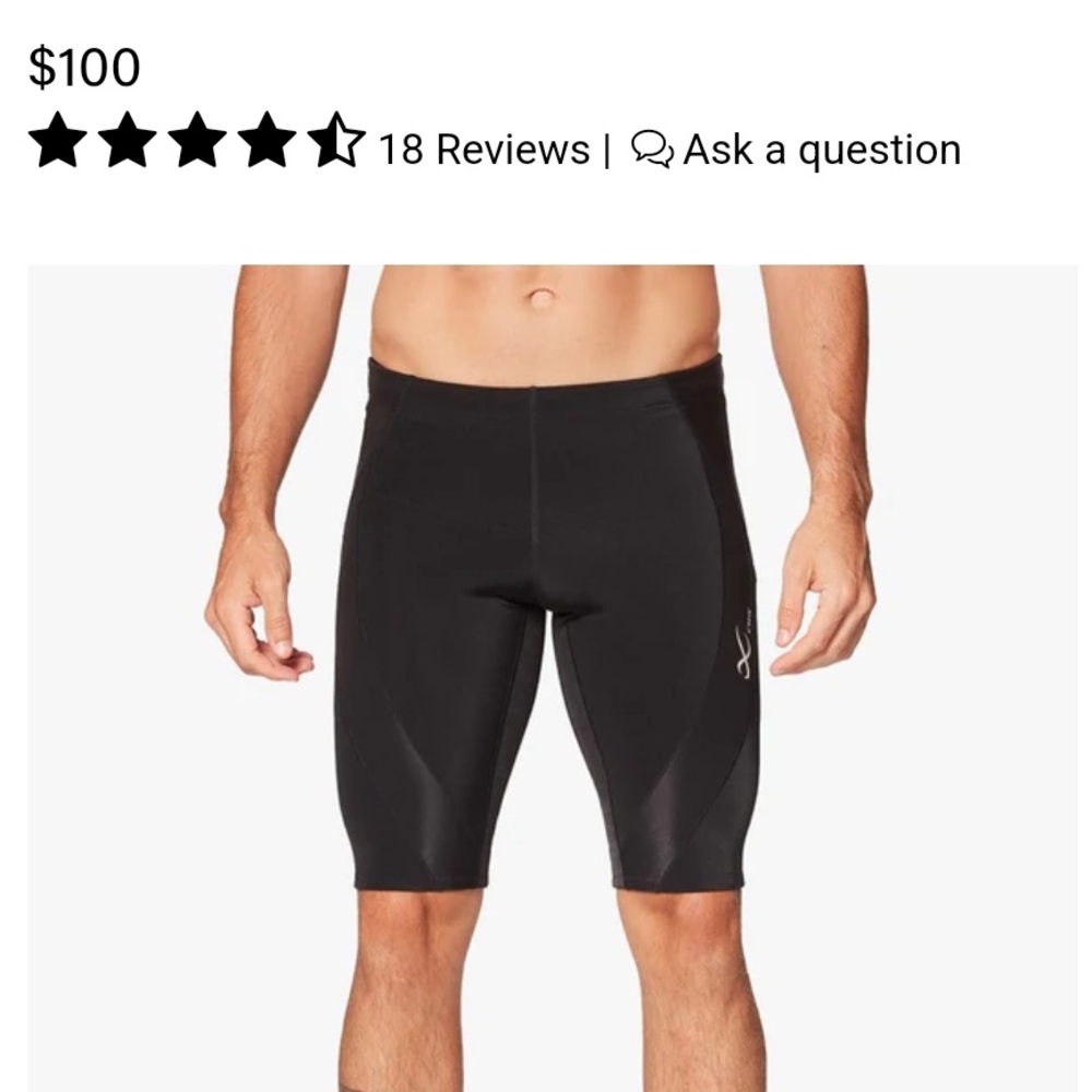 CW-X compression shorts